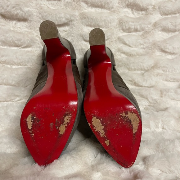 Christian Louboutin Bye Bye 160 Veau velour/Calf - EUC. Size 37 - Picture 3 of 6